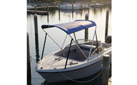 Boat with Metal Frame 600D   Top with Frame Foldable Boat   Top for Anglers, Fishing Boats, Speedboats