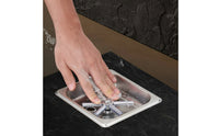 Cup Washer with Recessed Basin Stainless Steel Countertop Cup Washer Resistant   for Bartenders