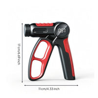 2 Pieces Grip Strength Tester Training with Digital Displa Electronic Hand Grip Strengthener with Counter Comfortable Exercise Tool for Climbers, Office