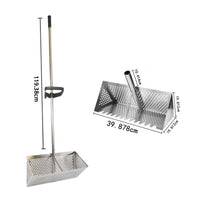 Folding Sand Rake Container Detachable Tooth Sifter Portable for Garden