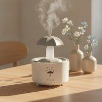 Two-in-onePurpose Rain Vapor Humidifier Aesthetic Vapor Rain Humidifier Decorative Aroma Vaporizer for Office Workers, Bedroom, Living Room