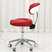 Technician Stool Padded Seat Adjustable Height Stool Side Foot Lever