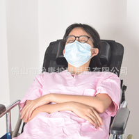轮椅头枕 高靠背轮椅配件小弯枕 通用残疾人老人颈靠头颈头枕靠背