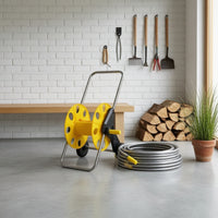 Garden Hose Reel Cart Portable Hose Reel Cart with Wheels Weather Resistant