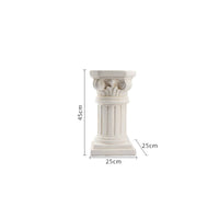 Roman Column Pedestal Architectural Classical Pedestal Decorative Roman Column for Patio, Courtyard, Balcony