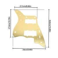 Metal Aluminum Alloy JM Electric Guitar Pickguard for Jazzmaster Guitar Body Front Cover
