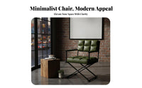 Wooden Hanging Chair Minimalist Design Home Furniture Designer-Inspired Thick Padding Seat for Cafe Owners, Living Room