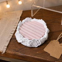Jewelry Display Tray Textile-Covered Jewelry Organizer Tray Ribbed