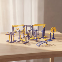 10 Pieces Tiny Dollhouse Gym Set Freestanding Miniature Fitness Equipment Assembled Fitness Equipment Set Glossy for Collectors, Crafters
