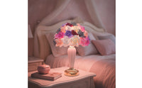 Floral Rose Petal Lamp Decorative Flower Table Lamp Warm Light Romantic for Women, Bedroom, Bedside, Vanity
