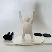 3D Printed Weightlifter Toilet Paper Holder for Bathroom