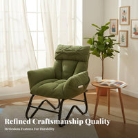 Adjustable Floor Lounger Foldable Lounge Chair Fully Reclining Recline Converts to Bed for Office Workers, Students, Bedroom