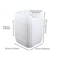 Stackable Drum Food Grade Square HDPE Barrel Built-in Handle Storage Barrel for Garage