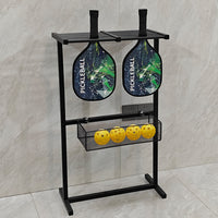 Pickleball Racket Storage Rack with Customizable Logo