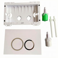 Concealed Cistern Flush Panel Smooth Finish Wall Mounted Toilet Flush Panel