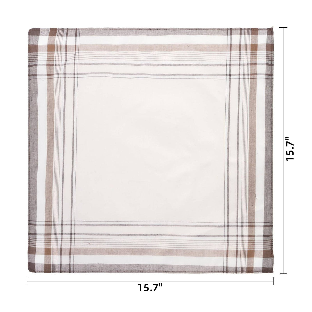 Cotton Plaid Handkerchief Thin Cotton Handkerchief Absorbent