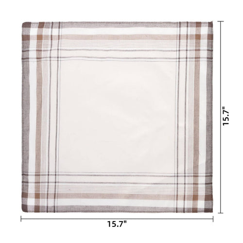 Cotton Plaid Handkerchief Thin Cotton Handkerchief Absorbent