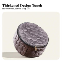 Zippered Fleece Warmer Cover Zipper Closure Soft Body Warmer Pouch Thickened Material Quilted Hot Water Bottle Bag for Adults, Women, Bed, Home