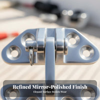 Sturdy Duty Stainless Steel Hinge Seaworthy Grade Boat Hinge Hardware Fitting Rust-Resistant Rustproof for Yacht