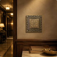 UK 13A Socket Panel Bronze Finish Patterned Wall Switch Cover