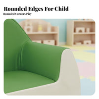 3 Pieces Reconfigurable Literacy Corner Furniture Soft and Safe kids' Sofa Set Easy to Clean Inspires Creativity for Toddlers