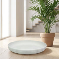 Plant Pot Saucer in Simple Style, Thickened Flower Pot Tray for Gardening Accessories, Indoor and Outdoor Plant Saucer, 15cm Base Diameter