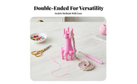 Double-Ended Rope Braider DIY Projects Double-Ended Spool Loom Easy to Use Manual Yarn Cord Maker for Beginners, Kids