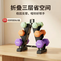 Wholesale Cast Iron Dumbbell Rack for Men and Women, Foldable, Home Gym Universal Dumbbell Stand