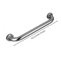 Polished Finish Bathroom Grab Bar Curved Bathroom Grab Rust Resistant Wall Mounted Handrail Secure Grip for Elderly, Seniors, Disabled, Shower, Bathtub, Toilet