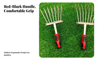 Clam Digging Rake Sturdy Stainless Steel Rake Handheld Clam Digger Lightweight Hand Tool Versatile for Beachcombers