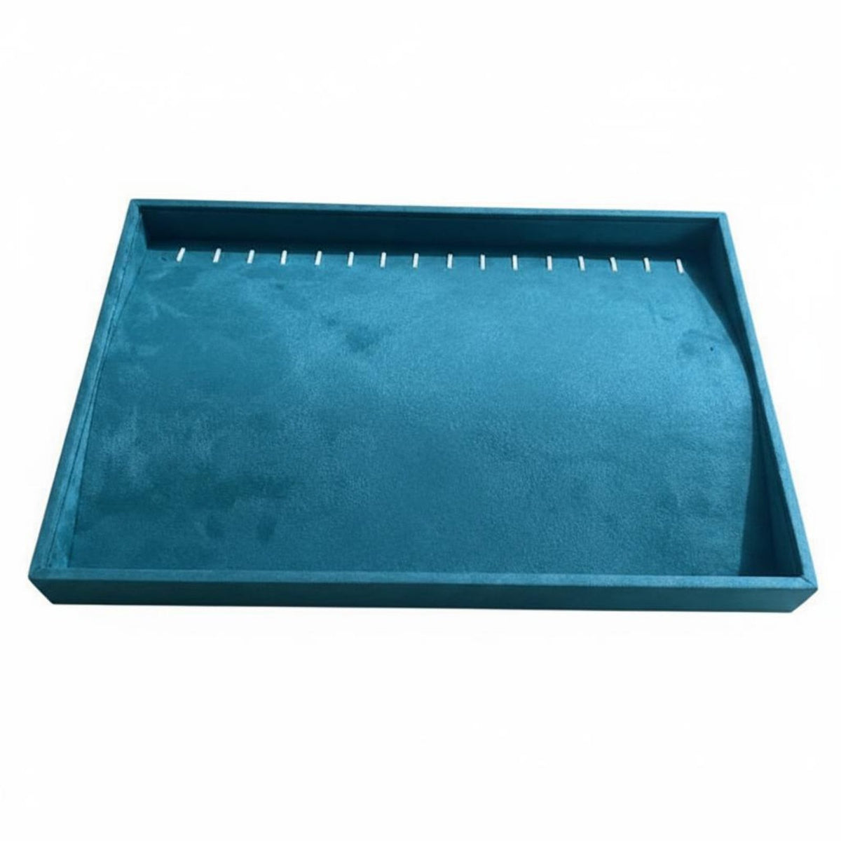 Jewelry Tray Velvet Lined Necklace Tray No Assembly Needed Earring Holder Stand for Market Stall, Craft Fair