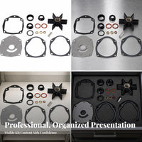 15 Pieces Metal Plate Replacement Gasket Set Easy to Organize Gasket and Seal Kit