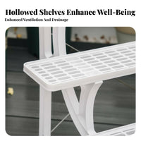 Tiered plant stand unobstructedstanding Tiered Pot Stand Easy Assembly for Decorators
