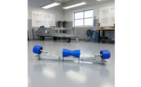 Boat Trailer Roller with Bracket Ribbed Roller Assembly Heavy-Duty Support Bracket with Rollers for Docking