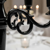 5-Arm Candelabra Ornate Design Metal Candle Candelabra Gift Idea for Wedding