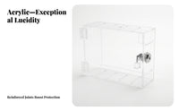 Thermostat Lock Box with Key | Ventilated Cutout Openings, Thermostat Cover with Lock, for workplaces