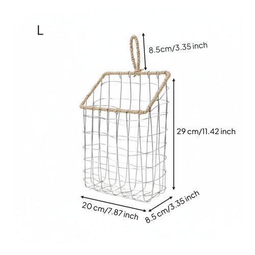 Wall Publications Rack Minimalist Wall Hanging Basket Easy to Install for Office