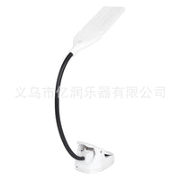 白色双头乐谱灯可充电台灯专业乐谱灯可调节式小型台灯谱架灯批发