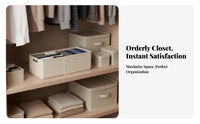 Multi-Compartment Container Foldable Expandable Compartment Box for Homeowners