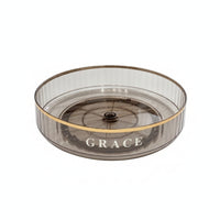 Seasoning Turntable Organizer No Assembly Needed Rotating Tray Organizer