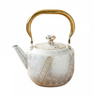 Middle Eastern Design Teapot Exquisite Craftsmanship Stainless Steel Teapot