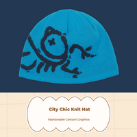 Knit Cap Fleece Lined Unisex Ski Winter Warm Stretchable