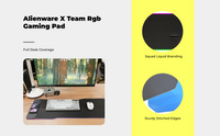 RGB LED gaming pad, wireless charging.