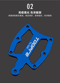 TOOPRE自行车单盘正负齿盘片测量工具 山地车单速牙盘磨损测量器