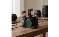 Camera Top Handle Compact Top Handle with Cold Shoe Universal Camera Grip with Cold Shoe for Filmmakers