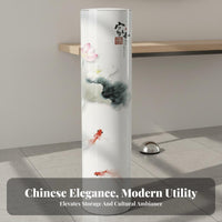 Rotating Shoe Organizer Space-Saving Design Cylindrical Shoe Rack Small Footprint Household Furniture for Apartment Dwellers, Entryway, Balcony