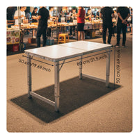 Stable Structure Market Stall Table Multi-Purpose Lightweight Picnic Table for Outdoor