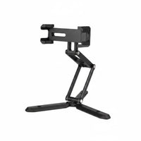 Folding Phone Tripod Multi-Function Phone Clip Tripod Adjustable Angle Mobile Accessory for Video Filming