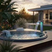 Spa Waterfall LED Light Waterproof LED Spa Waterfall Easy to Install