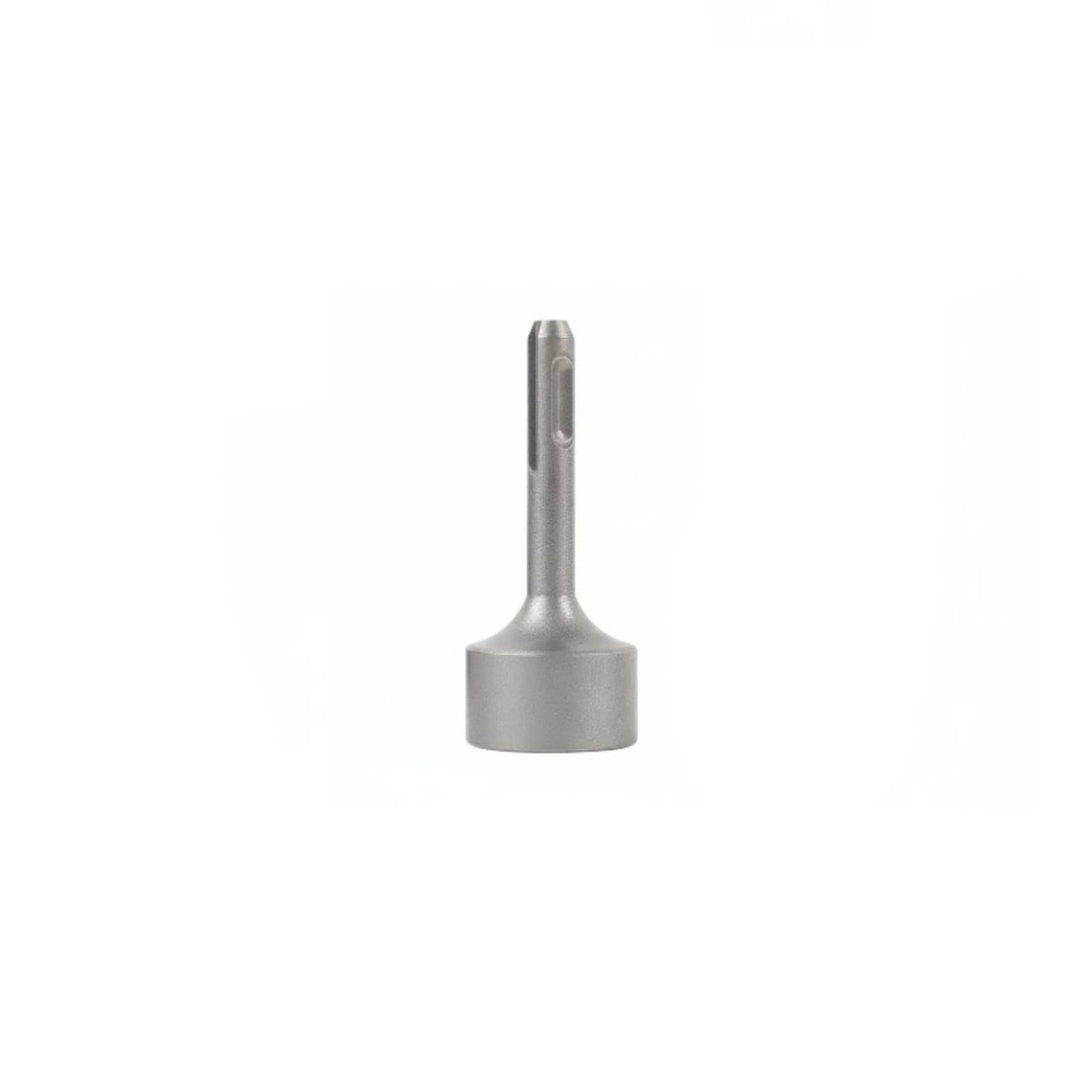 2 Pieces Thickened Steel Pile Driving Bit Stable Fit Concave Striking Head Heavy Duty Percussion Drill Head Single Piece Design for Construction, Repair Work, Metalworking